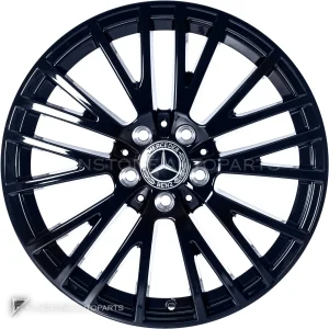 ล้อแท้ Mercedes-Benz Y Spoke ขอบ 18 นิ้ว รุ่น 177-18 สี Gloss Black