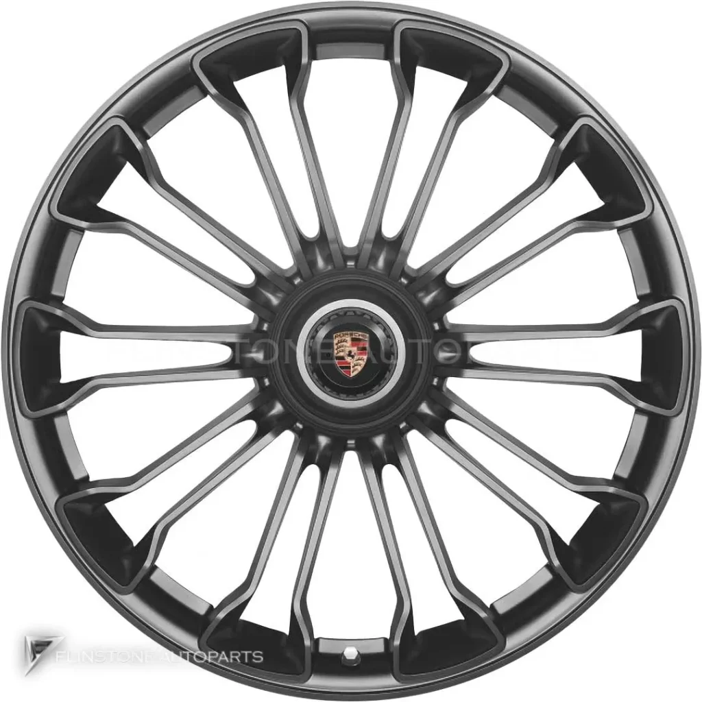 ล้อแท้นำเข้า Porsche 918 Spyder ขอบ 21 นิ้ว สี Platinum Satin Matt