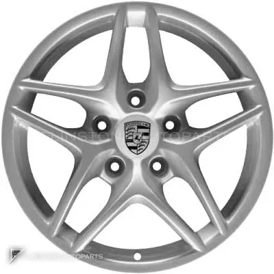 ล้อแท้นำเข้า Porsche Boxster III ขอบ 17 นิ้ว สี Sterling Silver