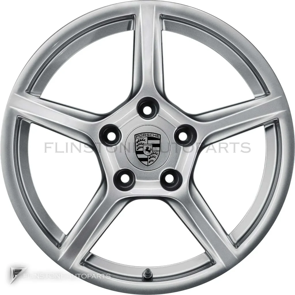 ล้อแท้นำเข้า Porsche Boxster IV ขอบ 18 นิ้ว สี Brilliant Silver