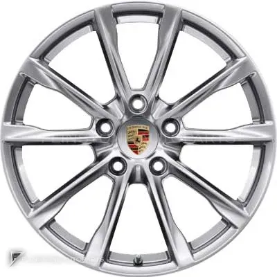 ล้อแท้นำเข้า Porsche Boxster S IV ขอบ 19 นิ้ว สี Brilliant Chrome