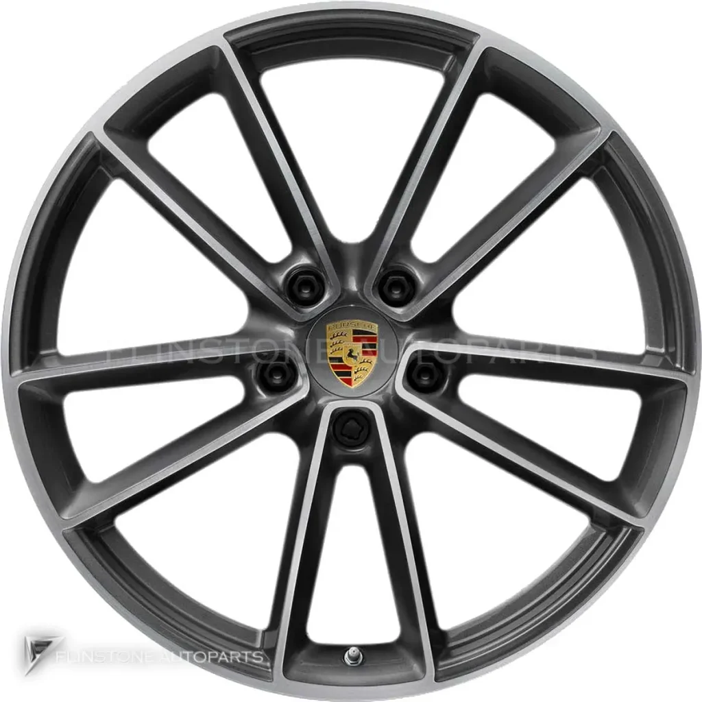 ล้อแท้นำเข้า Porsche Carrera Classic III ขอบ 21 นิ้ว สี Titanium Dark with Bright Turned