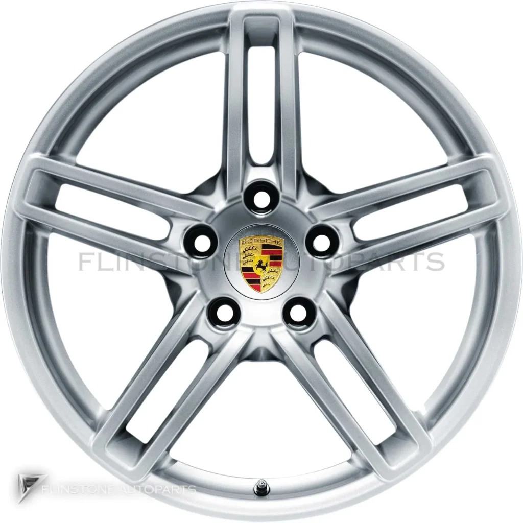 ล้อแท้นำเข้า Porsche Carrera V ขอบ 19 นิ้ว สี Brilliant Silver