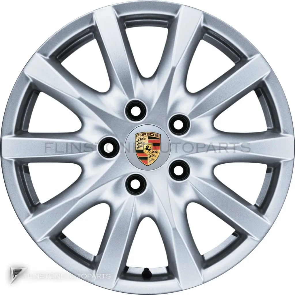 ล้อแท้นำเข้า Porsche Cayenne II ขอบ 18 นิ้ว สี Brilliant Silver
