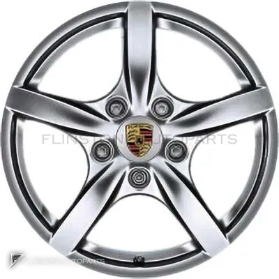 ล้อแท้นำเข้า Porsche Cayman II ขอบ 17 นิ้ว สี Sterling Silver