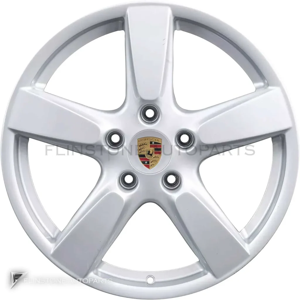 ล้อแท้นำเข้า Porsche Cayman S III ขอบ 19 นิ้ว สี Brilliant Chrome