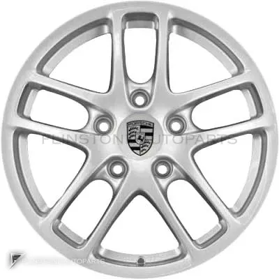 ล้อแท้นำเข้า Porsche Cayman ขอบ 17 นิ้ว สี Sterling Silver