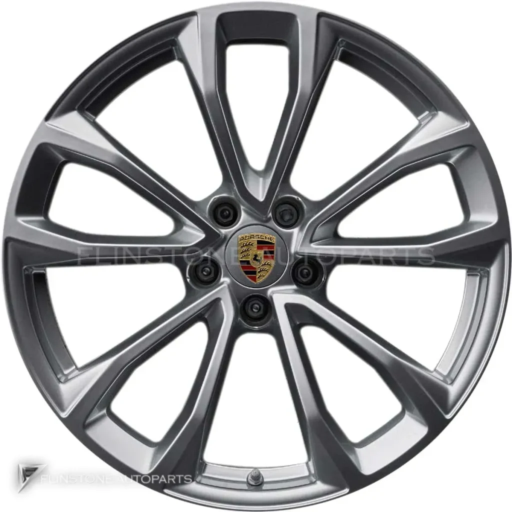 ล้อแท้นำเข้า Porsche Macan Design II ขอบ 19 นิ้ว สี Brilliant Chrome