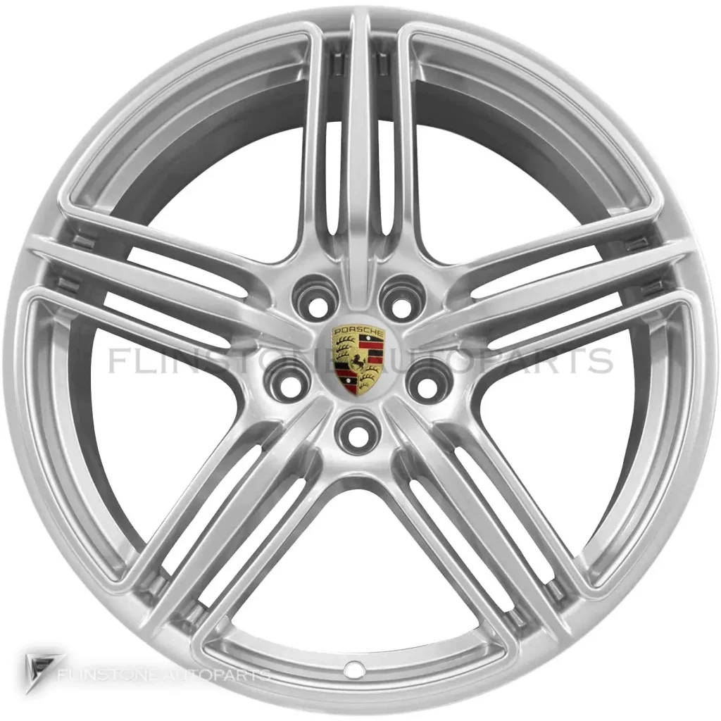 ล้อแท้นำเข้า Porsche Macan Design ขอบ 19 นิ้ว สี Brilliant Chrome