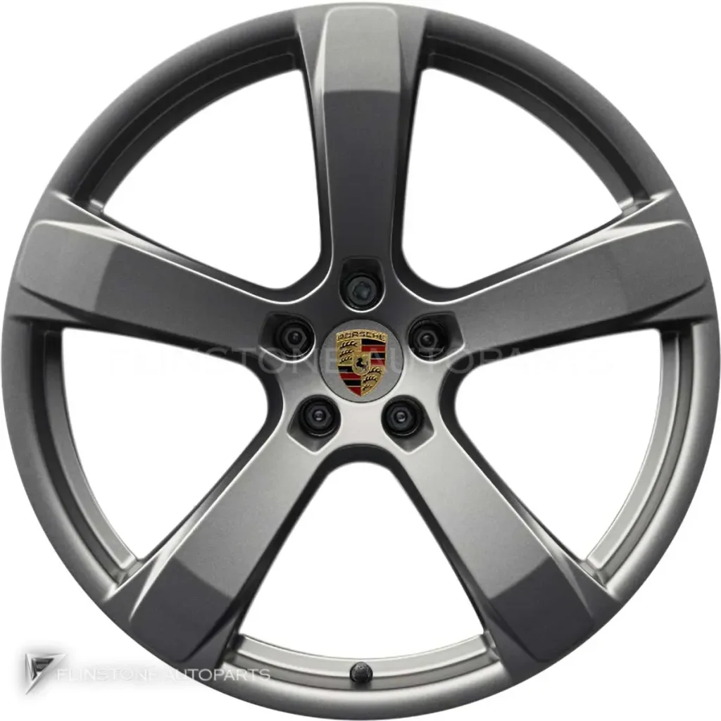 ล้อแท้นำเข้า Porsche Macan Sport ขอบ 20 นิ้ว สี Platinum Satin Matt