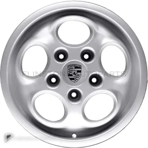 Genuine Wheels Porsche Phone Dial trim 16 inch Colour Silver Metallic