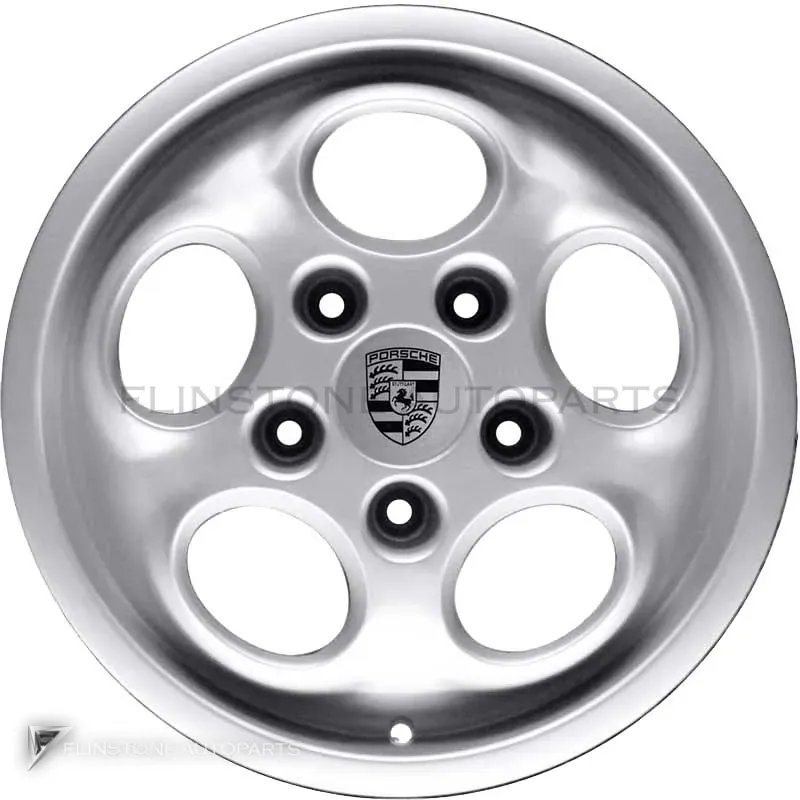 ล้อแท้นำเข้า Porsche Phone Dial ขอบ 16 นิ้ว สี Silver Metallic