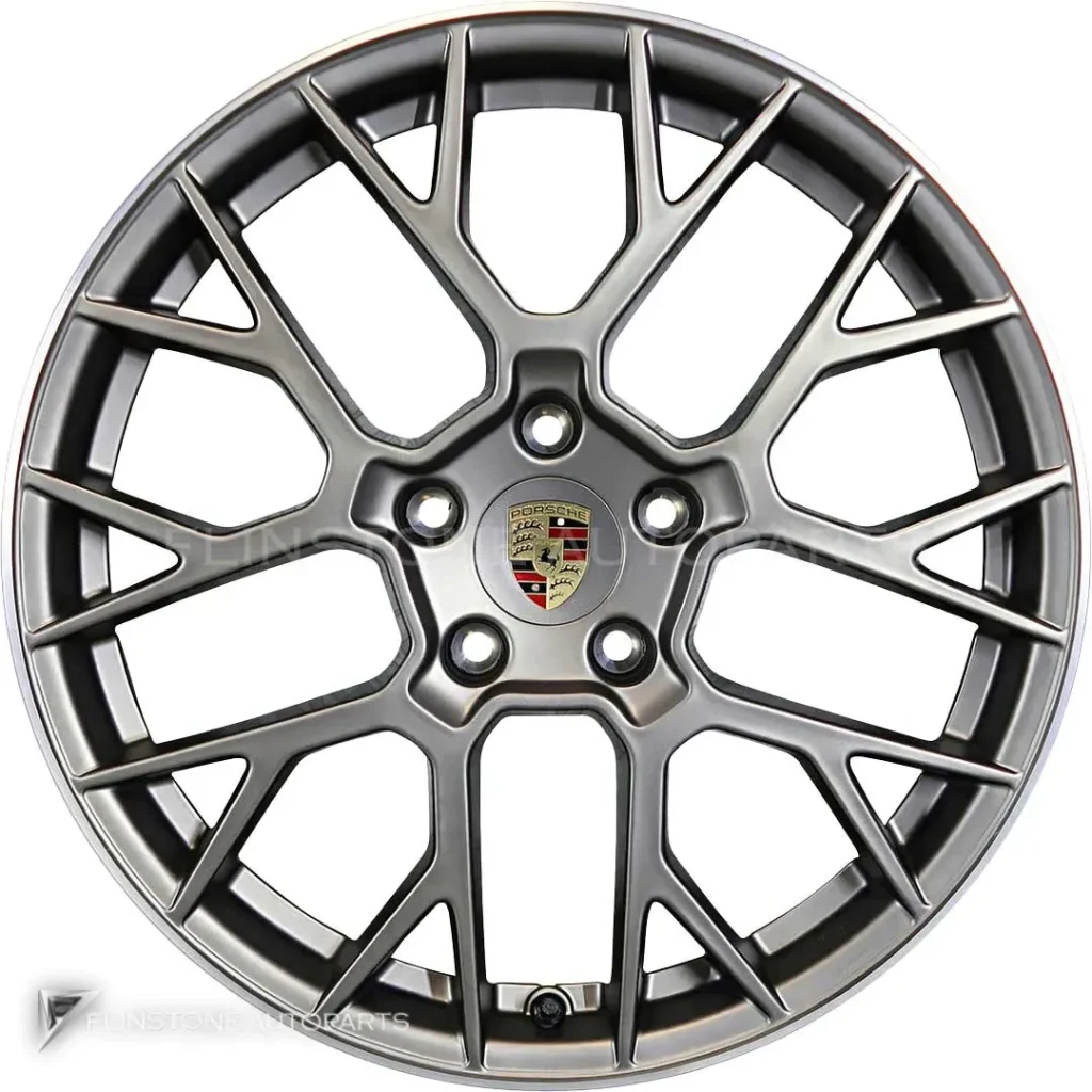 ล้อแท้นำเข้า Porsche RS Spyder Design ขอบ 20 นิ้ว รุ่น 992 สี Titanium Dark