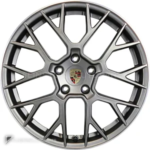 Genuine Wheels Porsche RS Spyder Design trim 20 inch model 992 Colour Titanium Dark