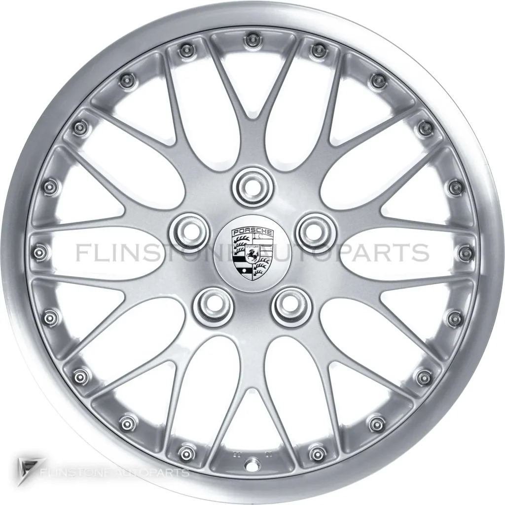 ล้อแท้นำเข้า Porsche Sport Classic II ขอบ 18 นิ้ว รุ่น 993 สี Diamond Silver