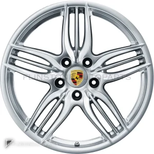 ล้อแท้ Porsche Sport Design II ขอบ 20 นิ้ว สี Brilliant Chrome