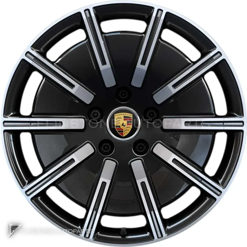 ล้อแท้นำเข้า Porsche Taycan Sport Aero ขอบ 20 นิ้ว สี Gloss Black