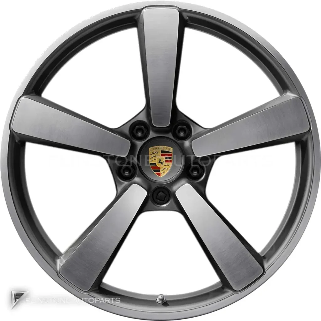 ล้อแท้นำเข้า Porsche Turbo Exclusive Design ขอบ 21 นิ้ว สี platinum silver