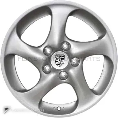 ล้อแท้นำเข้า Porsche Turbo Look II ขอบ 18 นิ้ว สี Sterling Silver