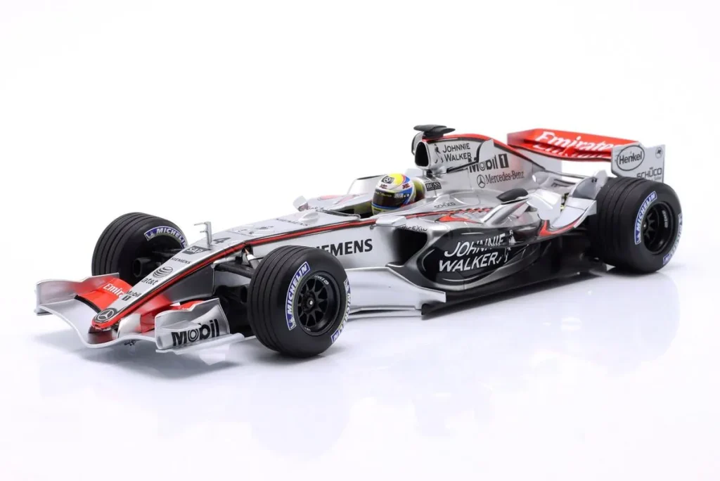 โมเดลรถ 1:18 McLaren MP4/21 #4 Juan Pablo Montoya ฟอร์มูล่าวัน ปี 2006 Minichamps