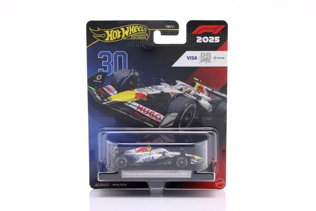车型 1:64 Racing Bulls VCARB 02 #30 Liam Lawson 一级方程式年 2025 HotWheels