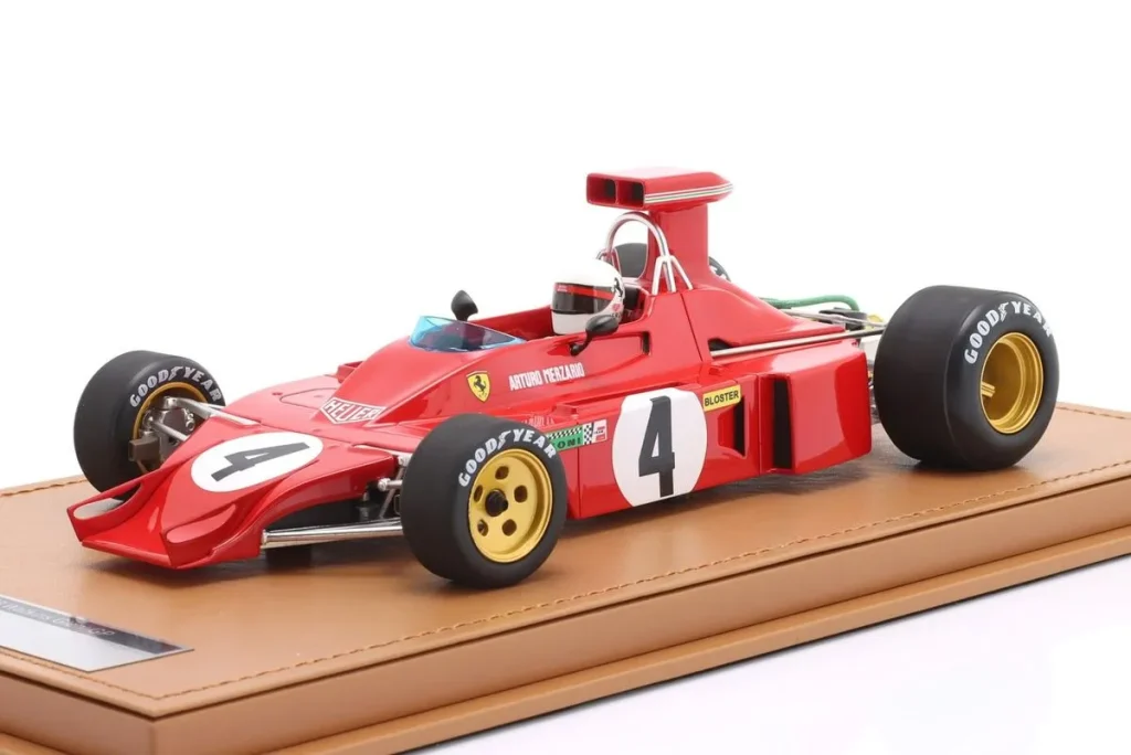 Model 1:18 Ferrari 312B3 #4 Arturo Merzario USA GP (Watkins Glen) Formula One year 1973 Tecnomodel