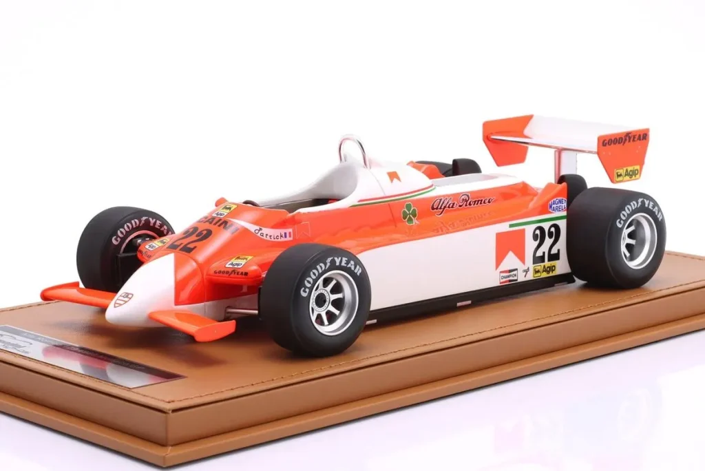 โมเดลรถ 1:18 Alfa Romeo 179 #22 Patrick Depailler Monaco GP ฟอร์มูล่าวัน ปี 1980 Tecnomodel