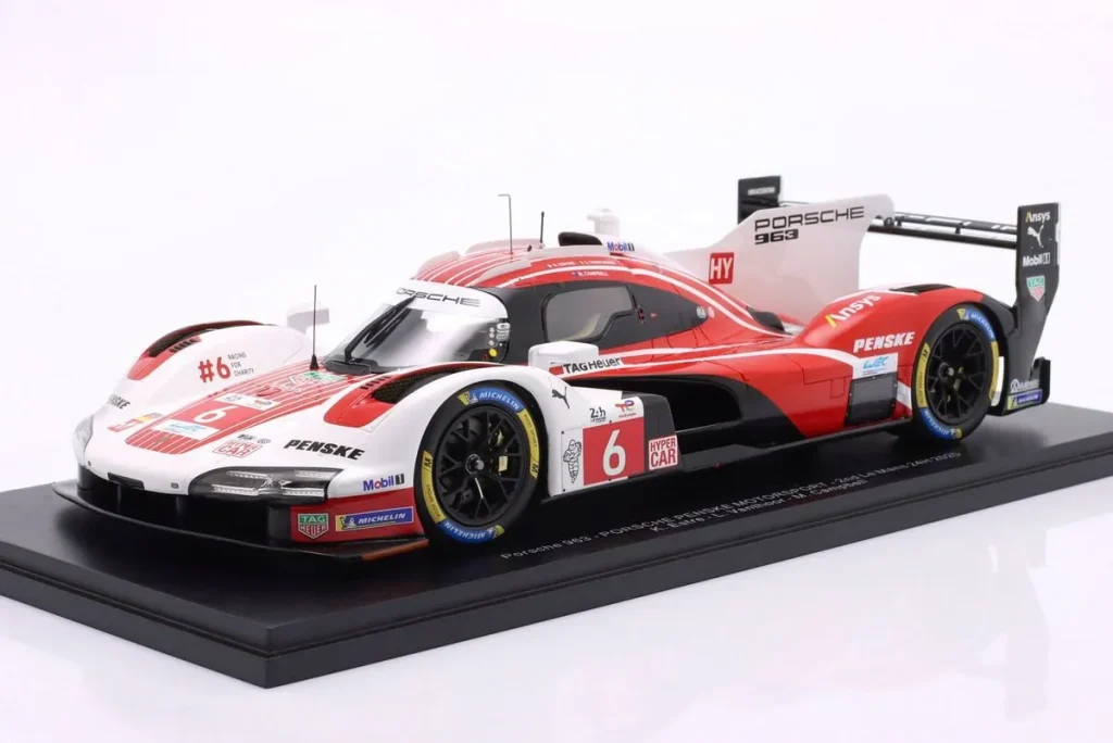 Model 1:18 Porsche 963 #6 Kevin Estre, Laurens Vanthoor, Matt Campbell 24 hours Le Mans year 2025 Spark