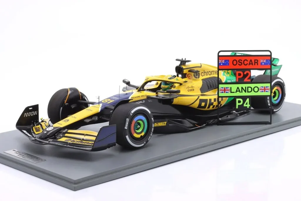 โมเดลรถ 1:12 McLaren MCL38 #81 Oscar Piastri ฟอร์มูล่าวัน ปี 2024 Spark