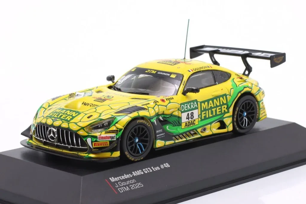 โมเดลรถ 1:43 Mercedes-AMG GT3 #48 “Mamba” Jules Gounon DTM ปี 2025 Ixo