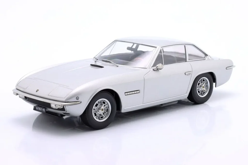 โมเดลรถ 1:18 Lamborghini Islero S ปี 1969 สีเงิน KK-Scale