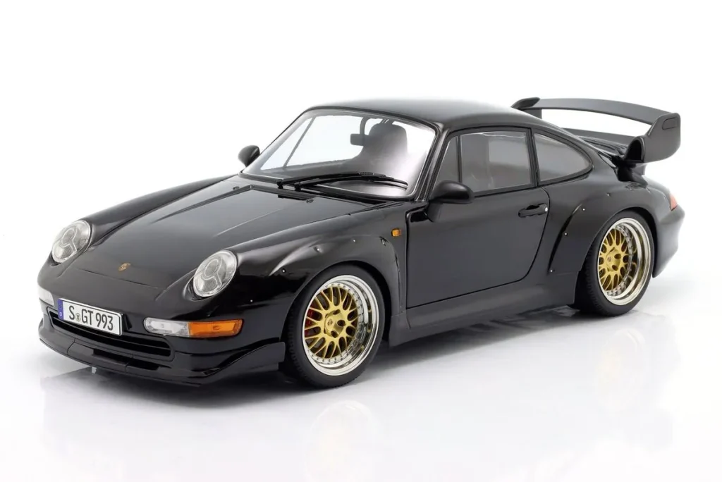 โมเดลรถ 1:12 Porsche 911 (993) GT2 ปี 1996 สีดำ KK-Scale KKDC120286B