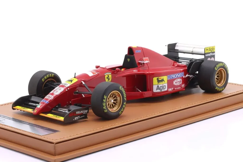 โมเดลรถ 1:18 Ferrari 412T2 #28 Gerhard Berger อันดับ 3 Monaco GP ฟอร์มูล่าวัน ปี 1995 Tecnomodel
