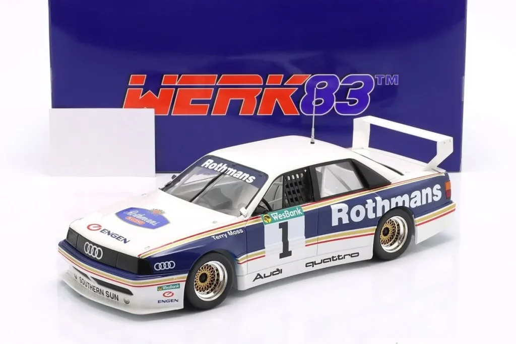 โมเดลรถ 1:18 Audi 200 Trans Am #1 Terry Moss Wesbank Modified Championship ปี 1992 WERK83