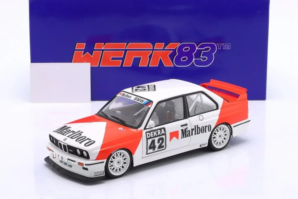 โมเดลรถ 1:18 BMW M3 (E30) #42 Cor Euser DTM ปี 1991 WERK83