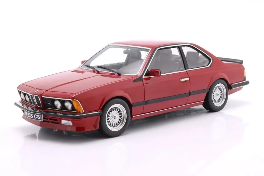 โมเดลรถ 1:12 BMW M635 CSi ปี 1987 สีแดง KK-Scale
