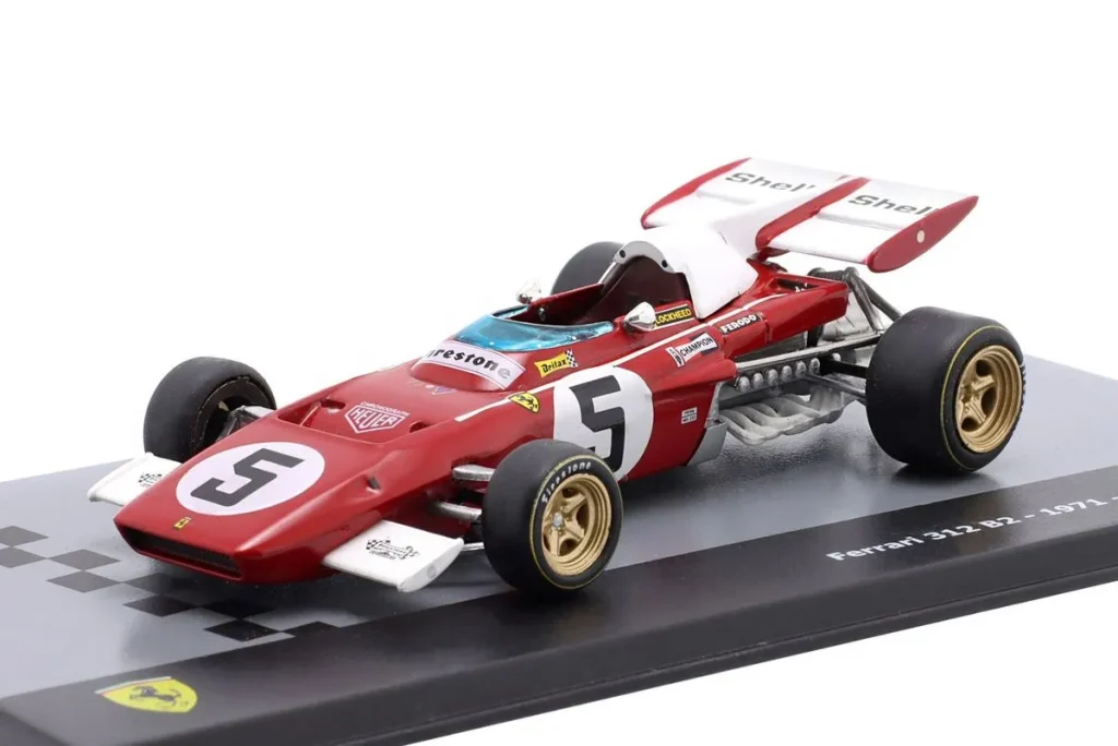 โมเดลรถ 1:43 Ferrari 312B2 #5 Clay Regazzoni ฟอร์มูล่าวัน ปี 1971 Altaya