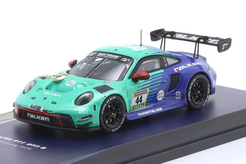 โมเดลรถ 1:64 Porsche 911 (992) GT3 R Evo26 #44 Tim Heinemann, Sven Müller, Morris Schuring, Klaus Bachler 24 ชั่วโมง เนือร์บวร์กริง ปี 2026 Ixo