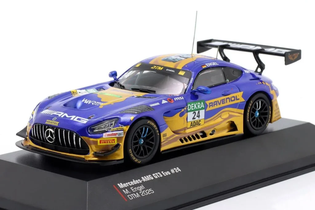 โมเดลรถ 1:43 Mercedes-AMG GT3 Evo #24 Maro Engel DTM ปี 2025 Ixo