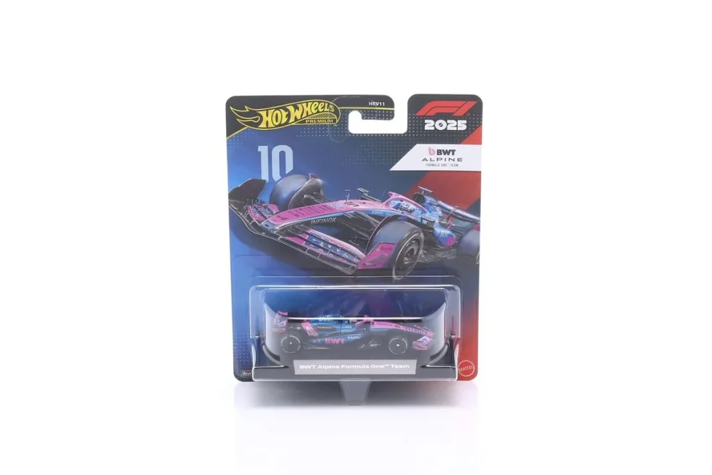 โมเดลรถ 1:64 Alpine A525 #10 Pierre Gasly ฟอร์มูล่าวัน ปี 2025 HotWheels