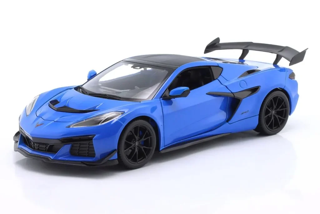 โมเดลรถ 1:18 Corvette ZR1 (C8) Coupé ปี 2026 สี Riptide น้ำเงิน เมทัลลิก Maisto