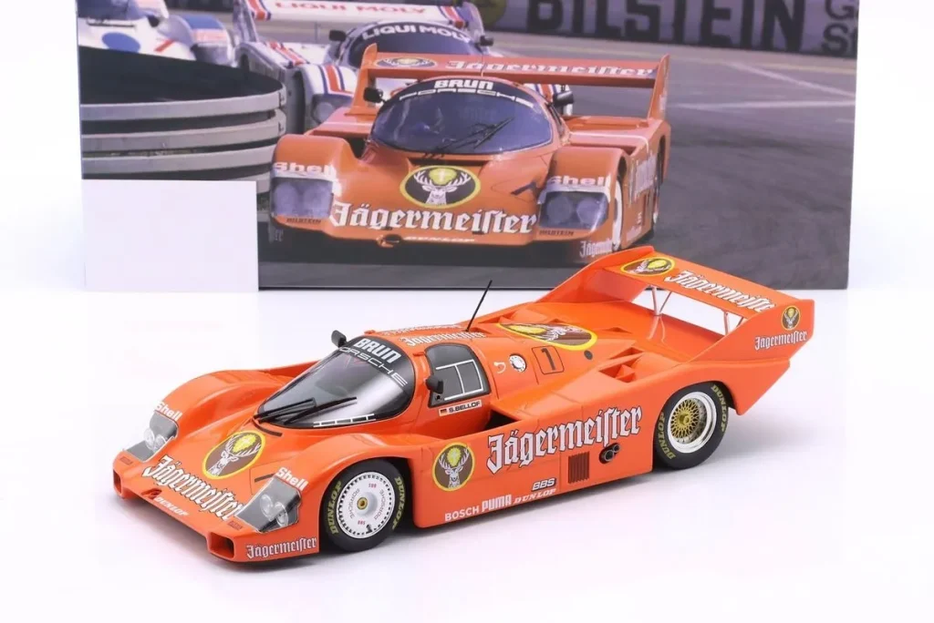 Model 1:18 Porsche 956K #1 Stefan Bellof rank 3 200 Meilen Norisring DRM year 1984 WERK83