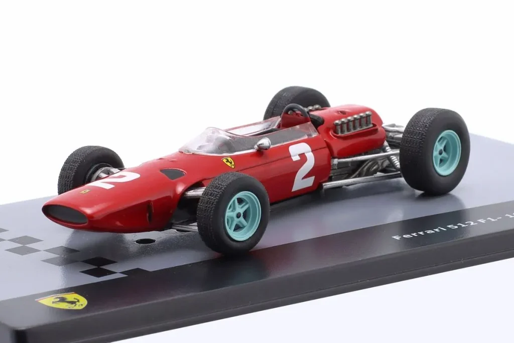 โมเดลรถ 1:43 Ferrari 512 F1 #2 John Surtees ฟอร์มูล่าวัน ปี 1965 Altaya