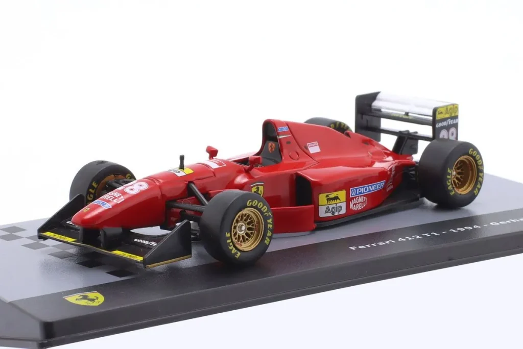 โมเดลรถ 1:43 Ferrari 412T1 #28 Gerhard Berger ฟอร์มูล่าวัน ปี 1994 Altaya