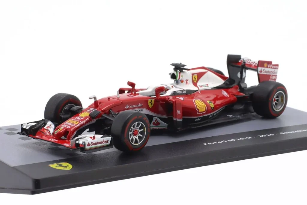 โมเดลรถ 1:43 Ferrari SF16-H #5 Sebastian Vettel ฟอร์มูล่าวัน ปี 2016 Altaya