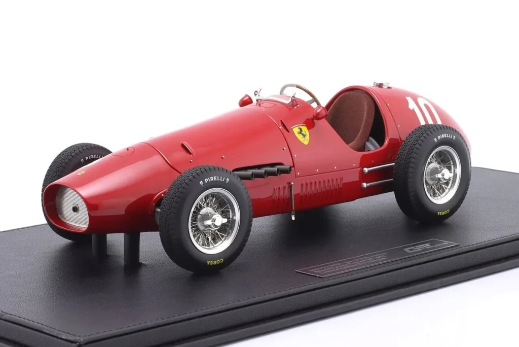 โมเดลรถ 1:12 Ferrari 500 #10 Giuseppe “Nino” Farina อันดับ 2 Frankreich GP (Rouen) ฟอร์มูล่าวัน ปี 1952 GP Replicas