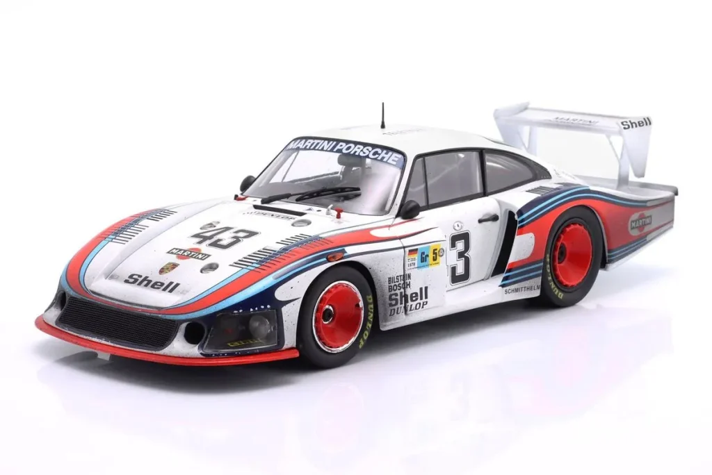 Model 1:18 Porsche 935/78 “Moby Dick” #43 Manfred Schurti, Rolf Stommelen rank 8 24h LeMans year 1978 WERK83 CK100604