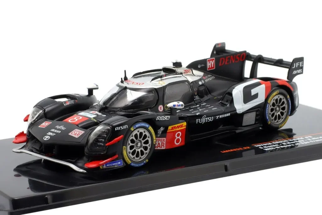 โมเดลรถ 1:43 Toyota GR010 Hybrid #8 Sébastien Buemi, Brendon Hartley, Ryo Hirakawa อันดับ 4 6h Spa WEC ปี 2025 Ixo