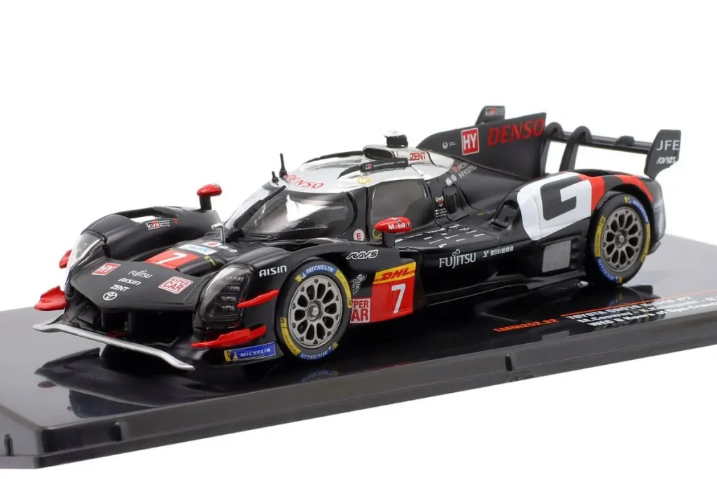 โมเดลรถ 1:43 Toyota GR010 Hybrid #7 Mike Conway, Kamui Kobayashi, Nyck de Vries อันดับ 7 6h Spa WEC ปี 2025 Ixo