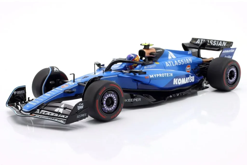 โมเดลรถ 1:18 Williams FW47 #55 Carlos Sainz jr. Australien GP (Melbourne) ฟอร์มูล่าวัน ปี 2025 Solido